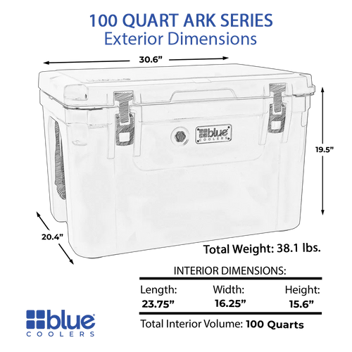 100 Quart Ark Series Roto-Molded Cooler