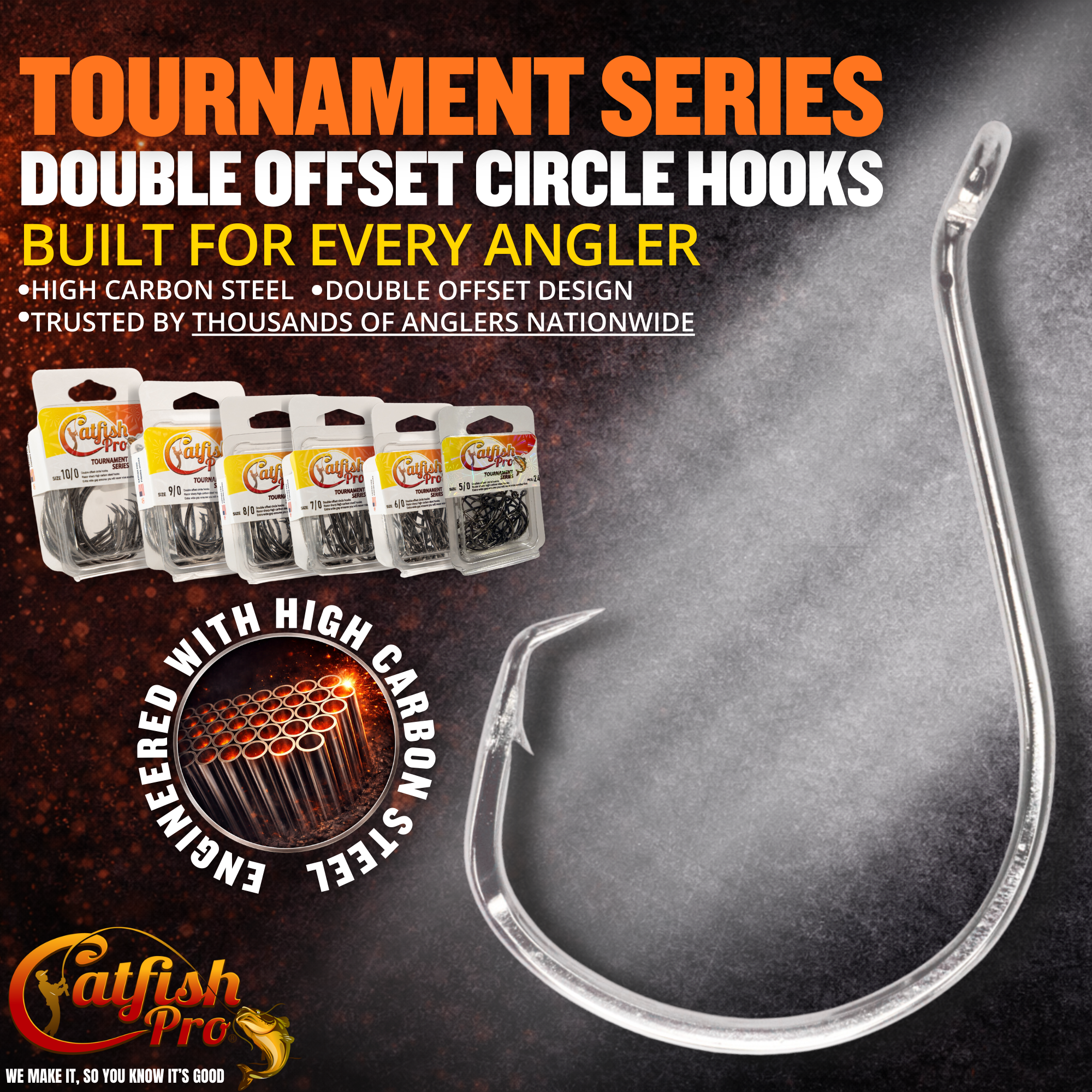 Double Offset Circle Hooks 5/0 - Value Pack