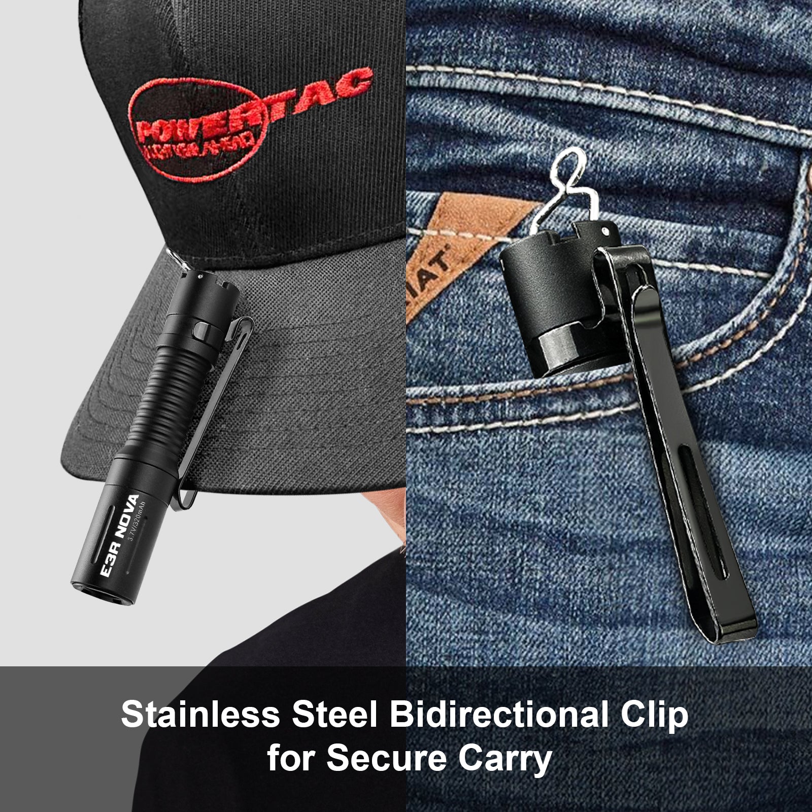 E3R Nova- 820 Lumen Rechargeable Flashlight