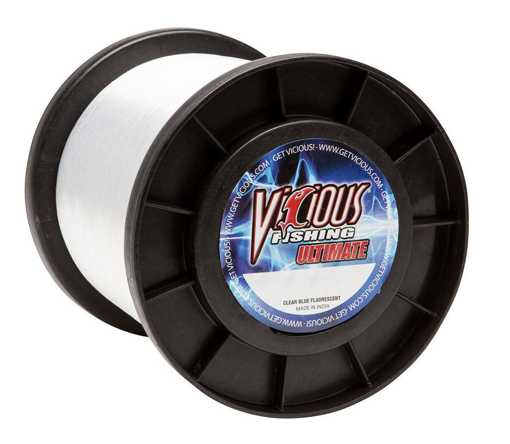 Vicious Ultimate Clear-Blue Fluorescent Mono - 8 Lb Test