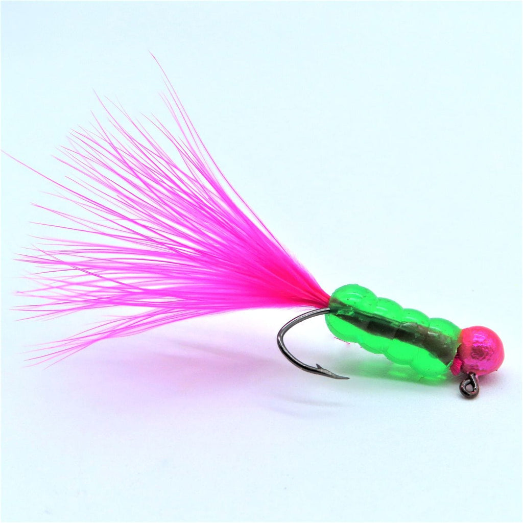 Hand Tied Crappie Jigs - Jelly Belly