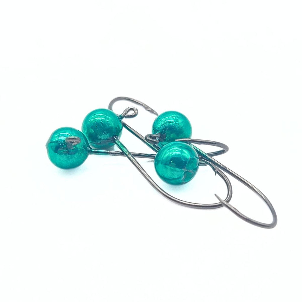 Round Jig Heads - 1/32- 1/16 - 1/8 - 12 Pack - No Collar